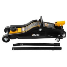 Žemaprofilis hidraulinis vežimėlinis domkratas 2 t 270–359 mm tvirtas dvigubo siurblio greito veikimo su gumine pagalvė saugos vožtuvas T825010R JCB