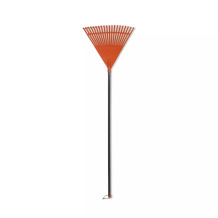 Lehereha käepidemega, oranž 45 cm (20 hammast) HORTUS 0927006; plastmass