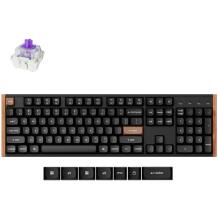 Keychron K10H-F1, traadita klaviatuur, RGB LED valgustus, 1000 Hz värskendussagedus, 60 g aktiveerimisjõud, 4000 mAh aku