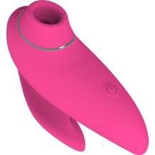Erolab Vakuuma klitora masieris VVS01r, 300 mAh, 1 motors, USB uzlāde, silikons + ABS, Rožu rozā