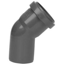 Armakan Līkums 40/45 5774044, 40mm, 45°, pelēka, polipropilēns (PP)