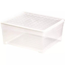 Kaanega karp Textile Box 18,5L 39,6x34,3x17,3cm läbipaistev 0803002001 Curver