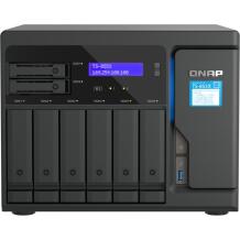 Qnap 8-Bay desktop NAS TS-855X-8G, 8 GB, 2.8 GHz, 8 tuuma, 8 x 3.5" ketast, RAID 60, 1x USB 2.0, 3x USB 3.2, 2.5G/10G Ethernet