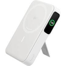 Anker MagGo Power Bank A1654G21, 10000 mAh, 15 W, baltas, Qi2, LCD ekranas, Wireless Power IQ