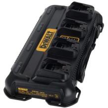 Dewalt 4A Multiport Lādētājs DCB1404-QW, 4A, 230V, 4 porti, uzlādes indikators, montāžas iespēja