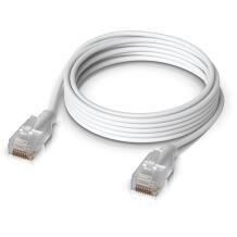 Ubiquiti UACC-Cable-Patch-EL-2M-W, сетевой кабель, 2м, RJ-45, RJ-45, Cat6, 2.5мм, PoE++, прямой разъем, 1 шт.