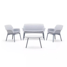 Dārza mēbeļu komplekts Luxor Lounge Set BICA 16907707 balts/sarkans