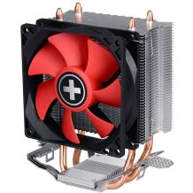 Xilence CPU Охладитель A402 XC025, 92mm, 2, 130W, 600-2200RPM, 14-23.8dB, черный/красный/серебристый