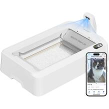 Petkit tīkla kamera Purobot Crystal Duo, P9905, 5.65kg, 0.07m3, AI kamera, automātiskā tīrīšana, divu virzienu grābšana