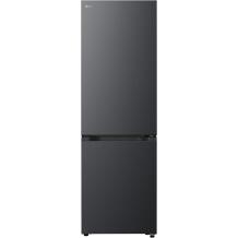 Lg Šaldytuvas GBBSJ10EEP, 220L, 113L, 35dB, matinė juoda, bešalčio, 2 durys, Wi-Fi