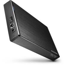 Axagon HDD корпус EE35-XA3 3,5" USB 3.2 Gen 1, адаптер питания 100-240V/12V-2A, USB-B - USB-A кабель 80 см, подставка