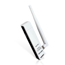 Wi-Fi USB adapteris 150 Mbps 2.4 GHz N150 TL-WN722N IEEE 802.11n b g USB 2.0 4 dBi antena Baltas TP-Link