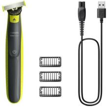 Philips Бритва QP2724/23 NiMH перезаряжаемая, 8 ч время зарядки, 45 мин время работы, следует контурам лица, насадки для щетины 1