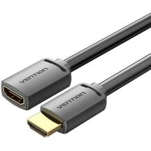 Vention HDMI kaabel AHCBD 4K@60Hz, 0.5 m, sirge pistik, kuldkontaktid, HDR, must