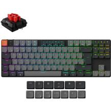 Клавиатура Keychron K1X-A1 беспроводная механическая, 80% раскладка, Bluetooth 5.2, 87 клавиш, RGB подсветка, ABS, 2000 мАч