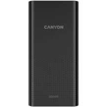 Compact external power bank with 20000 mAh capacity PB-2001 Black CANYON