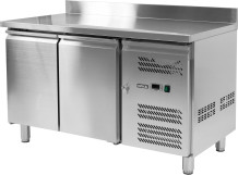 Saldētava ar darba virsmu 282L, YG-05251, YATO, 2 durvis, nerūsējošais tērauds, automātiskā atkausēšana