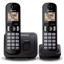 Panasonic KX-TGC212 Dect Black KX-TGC212PDB, 200m, 50, 16h, aizmugurē apgaismota tastatūra, polifoniskās zvana melodijas