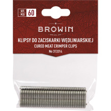Metāla gaļas saišu gredzeni knaiblēm 60 gab 17 mm × 0,2 mm × 0,7 mm 313314 Browin