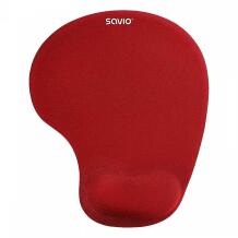 Sbox geelpadi MP-01R, 23cm, 20cm, 0.4cm, punane, kummipõhi, pehme, randme tugi
