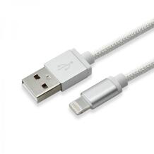 Sbox USB kaabel IPH7-S, 1,5 m, 2.0, 480 Mbit/s, USB A, Lightning, Hõbe, Mees, Sirge, Pakend, 1 tk