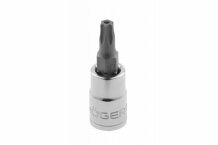 Muciņa ar TORX uzgali 10 mm, HOGERT, HT1S674, S2 tērauds, 1/4″, cietība 58-60 HRC