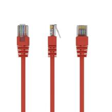 Gembird patch kaabel PP12-1.5M/R, 1.5 m, punane, CAT5e, U-UTP, 8P8C, kullatud kontaktid, vormitud pingetugevdused