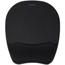 Fellowes hiirepad koos randmepadjaga 9176501, 202 x 235 x 25.4 mm, must, mäluvaht, kangas kate, libisemisvastane alus