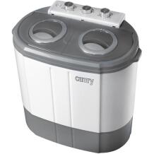 Camry Pesumasin CR 8052, 3 kg, 1300 RPM, 40 cm, 60 cm, valge-hall, kaks programmi, eraldi kambrid