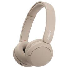 Sony Беспроводные Наушники WH-CH520 WHCH520C.CE7, 50ч, 30мм, Bluetooth 5.2, Микрофон, Бежевый, Шумоподавление