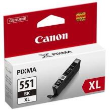 Canon Printeri kassett CLI-551XL 6443B001, 11 ml, must, kuni 1125 lehte