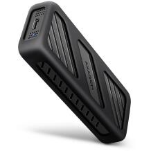Axagon SSD корпус EEM2-20G USB-C 20Gbps, M.2, черный, 15 x 112 x 40 мм, 0.38 м кабель, 1 термопрокладка, комплект для установки