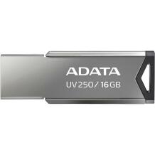 Adata USB atmintinė AUV250-16G-RBK, 16 GB, USB Type-A, USB 2.0, be dangtelio, sidabrinė