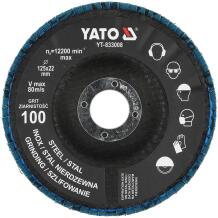 Yato lapiņu slīpdisks P100 125x22mm YT-833008, P100, 125mm, 22mm