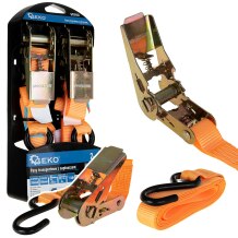 Transporta siksnas ar spriegotāju, GEKO, G03940, 2 gab., 25mm x 4m, 700kg