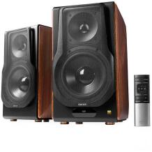 Edifier Premium 2.0 Garsiakalbių Sistema S3000MK II Brown, 256W, 38-40kHz, Bluetooth 5.0, OLED ekranas, 24bit DSP