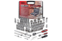 Instrumentu komplekts, BaumAuto, BM-41082-5, 108 gab., 1/2" un 1/4", 6-stūru, 4-32 mm