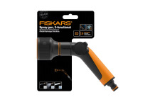 Sprausla, FISKARS, 1065486, manuāla, melna/oranža, ar rokturi, 24 mēnešu garantija