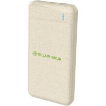 Tellur Power Bank akumulators TLL158331, 10000mAh, 2xQC3.0, PD 18W, EKO materiāli, digitālais displejs