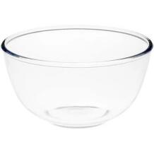 Pyrex Небольшая чаша 33180B Ø21 см 2L Прозрачная, Стекло, Устойчивый -40 до 300 градусов, Многофункциональная чаша