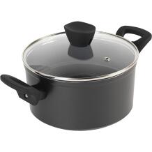 Russell Hobbs Pearlescent pott RH01712EU, 20cm, alumiinium, mati hall, 10cm, kaanega, nõudepesumasinas pestav