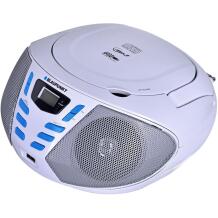 Blaupunkt BB7WH nešiojama stereo sistema, 2.4 W, FM, pilka, MP3 atkūrimas, skaitmeninis PLL, LCD ekranas, 20 išankstinių stočių