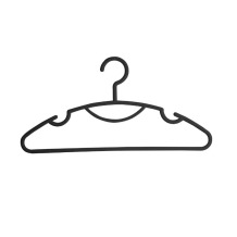 Вешалки для одежды ORDINETT 129841019 10 шт. пластиковые Дафна 42x0,8x21см черные