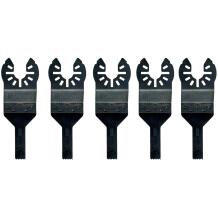 Dewalt Multi-Tool Piederumi DT20726-QZ 10mm x 43mm Bi-Metāla Koksnes Asmens 5 gab, OIS savienojums, HSS zobi, bezrīku maiņa