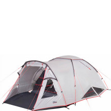 Kupola telts Alfena 3 3 guļvietas 410x250x130cm pelēka H-HP-11433 HIGH PEAK