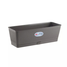 Gėlių dėžutė Liberty 50x18x16cm pilka  2187508