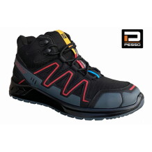 Darbo batai Boulder, 43, Pesso, S3 SRC, juodi/raudoni, UNI EN20345:2011 S3 SRC