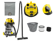 Пылесос для сухой и влажной уборки 25л с функцией стряхивания пыли, G81086, GEKO