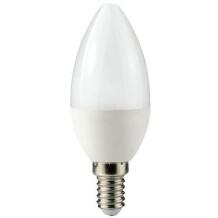 D Line LED лампочка 9092903, 5W, 430lm, 3000k, диммируемая, C37, матовая, E14