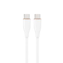 Gembird Kaabel CC-USB2S-CMCM-1.5M-W 1.5m, valge, USB-C kuni USB-C, 60W PD, andmete sünkroonimine, toite laadimine